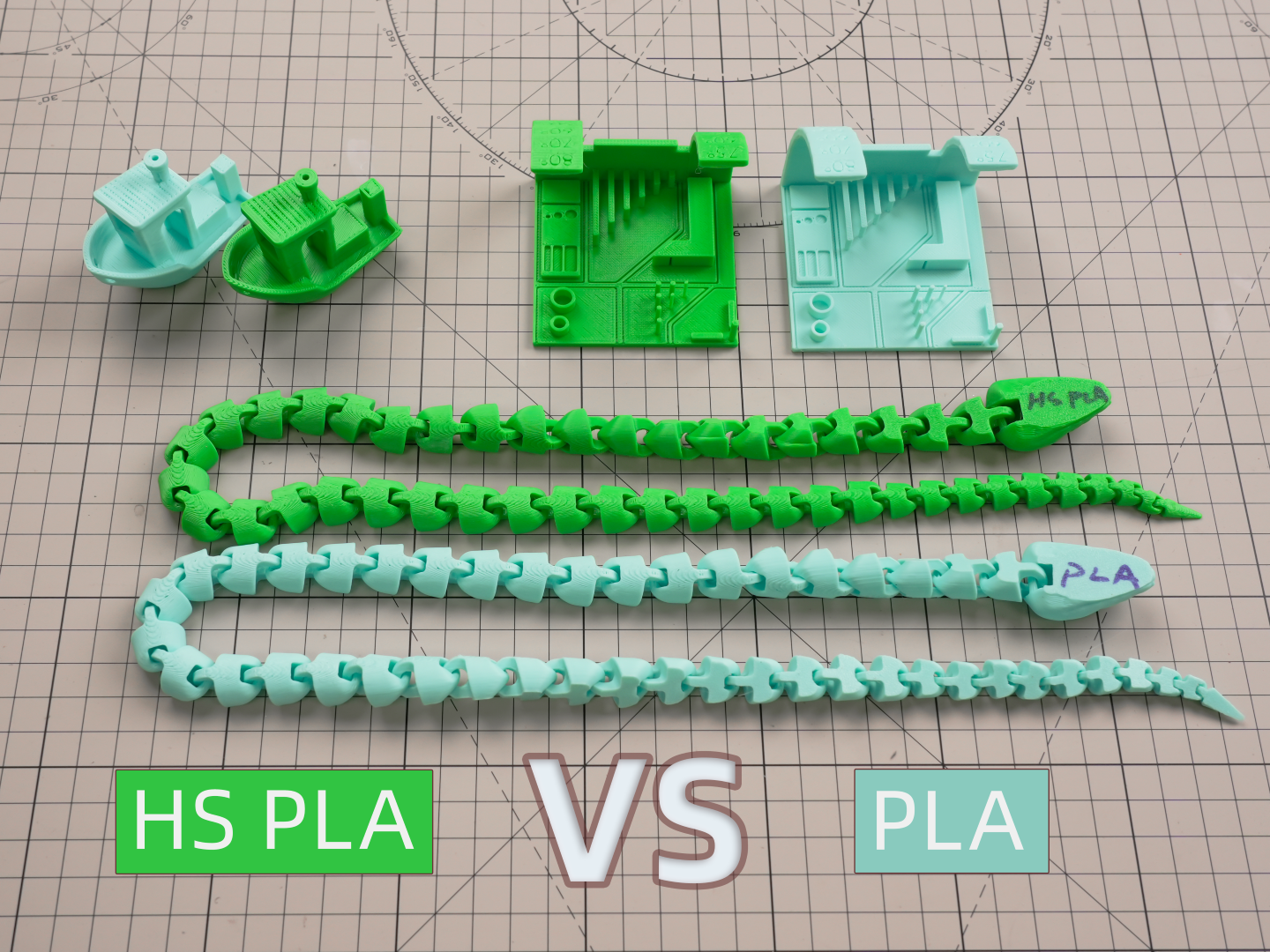 PLA vs High-speed PLA