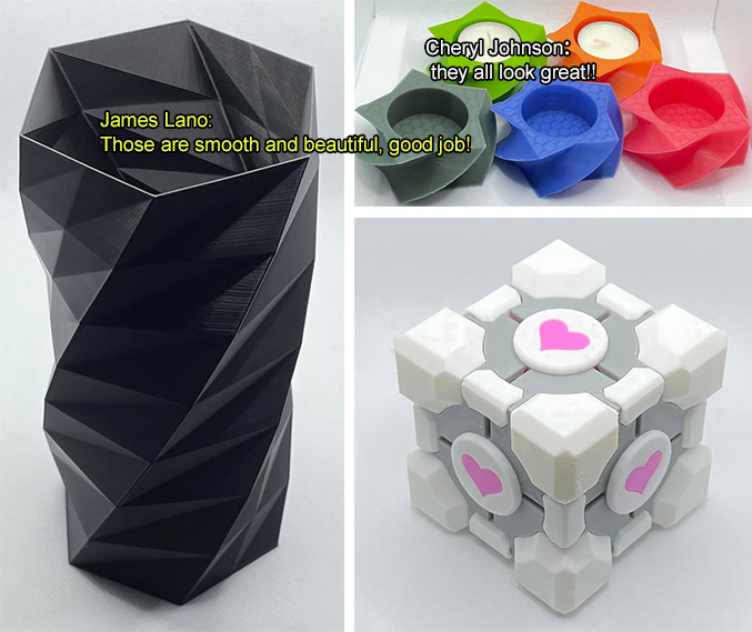 3D printer 5 piece support free puzzle cube • made with Flashforge  Adventurer 4・Cults