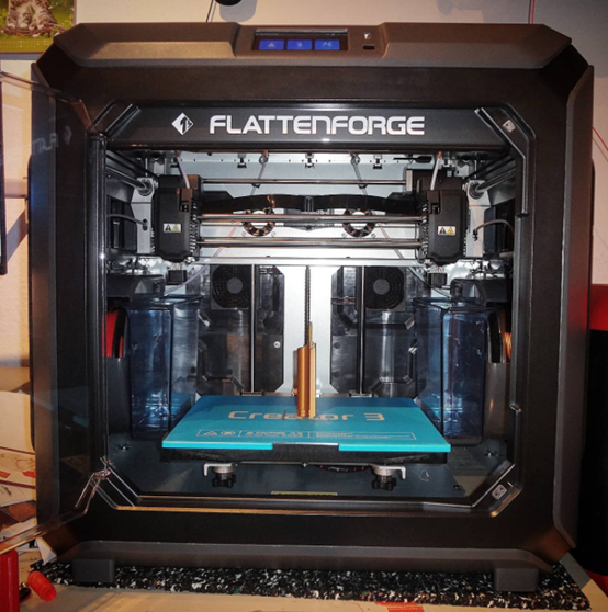 3d printer, flashforge, 3d print, creator 4