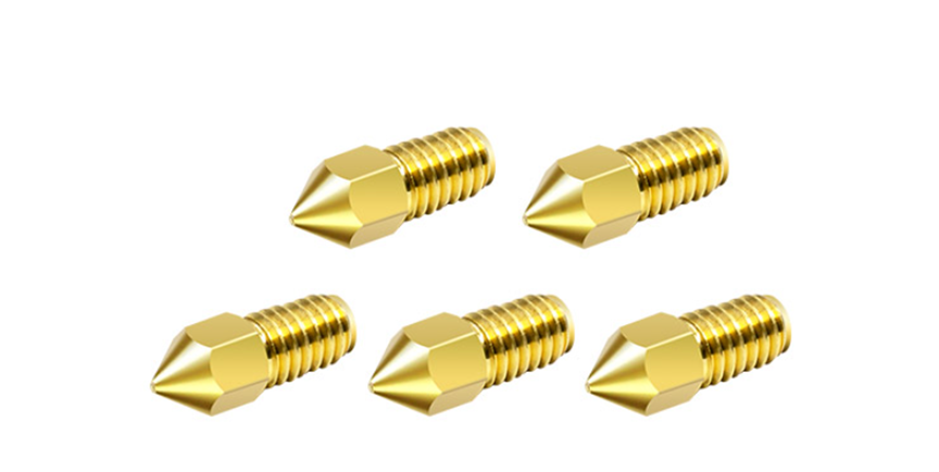 3d printer brass nozzle with high strengthen 