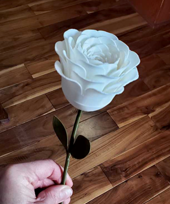 3d print, rose