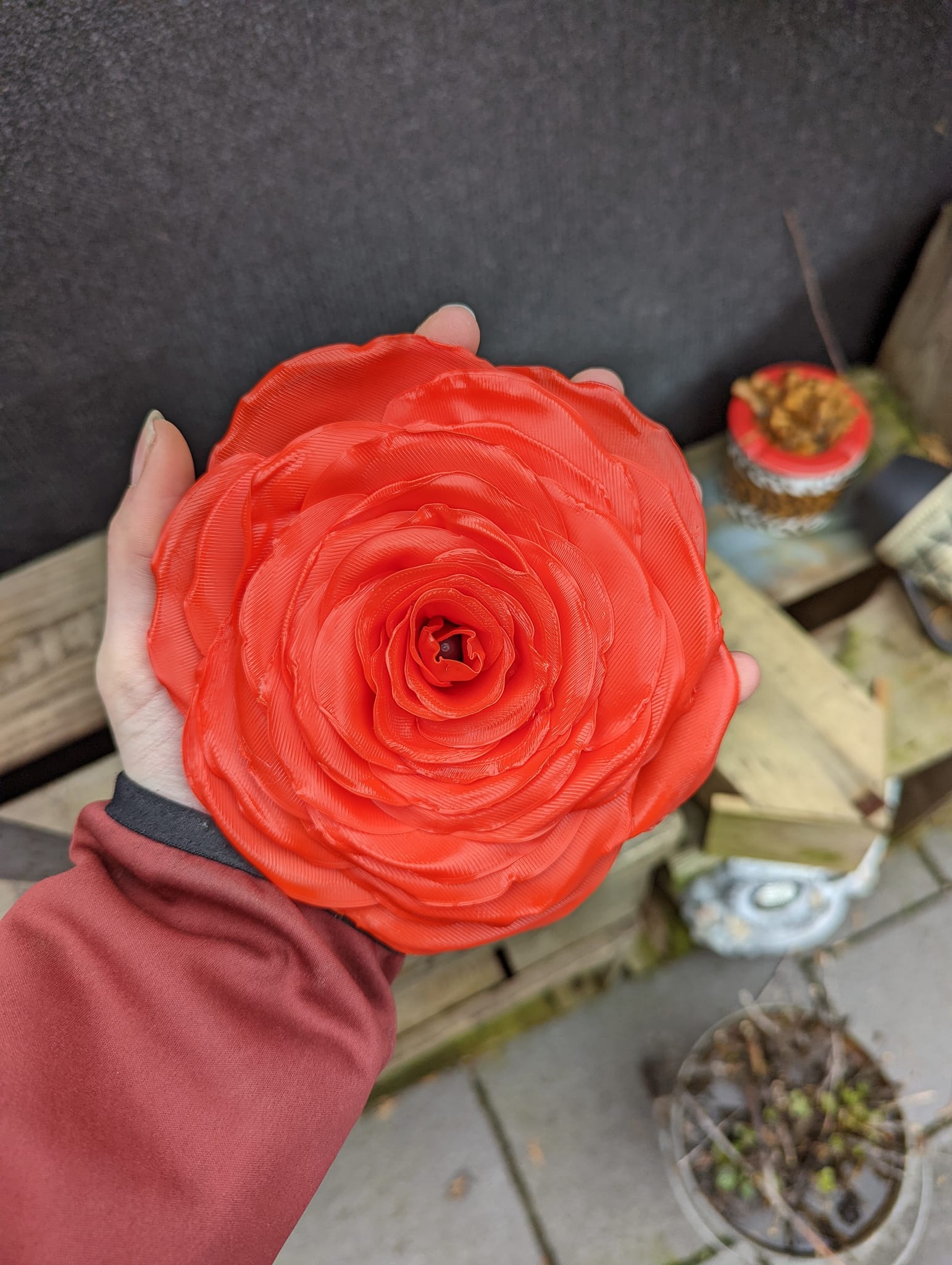 3d print, rose