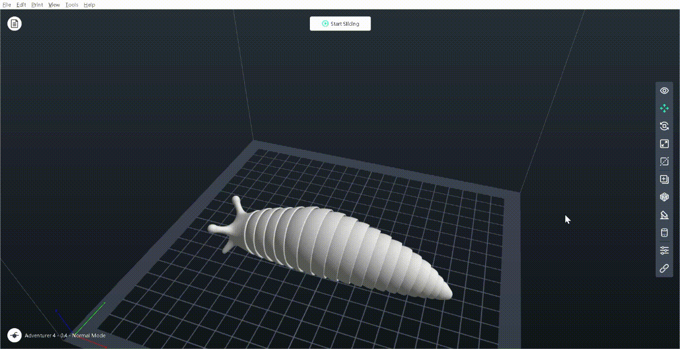 step to teach how to make 3D slug: practical printing case!