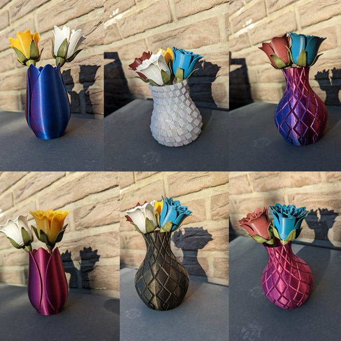 3D prints vase