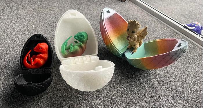 cool 3D prints Easter egg