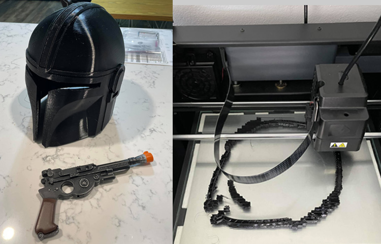 petg 3D printing of Darth Vader's Helmet