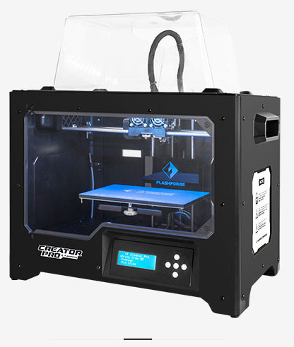 FlashForge - Creator 3 Pro 3D Printer, 11.8 x 9.8 x 7.9 Volume 