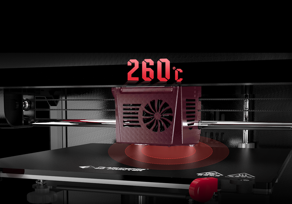 RED Flashforge Finder 3D Printer